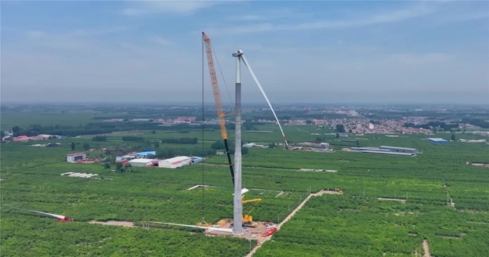“全球第一吊”再臨燕趙！166米，XCA4000助力華北綠電