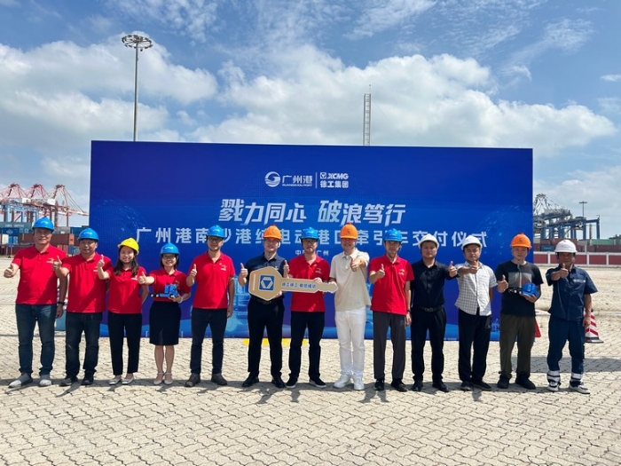 全力以赴！徐工純電動港口牽引車綠動廣州南沙港