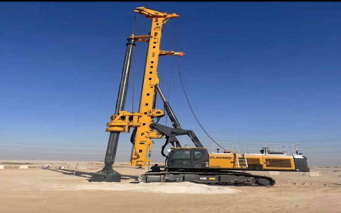 提速中東房建！徐工旋挖鉆機(jī)單日累計(jì)進(jìn)尺200m