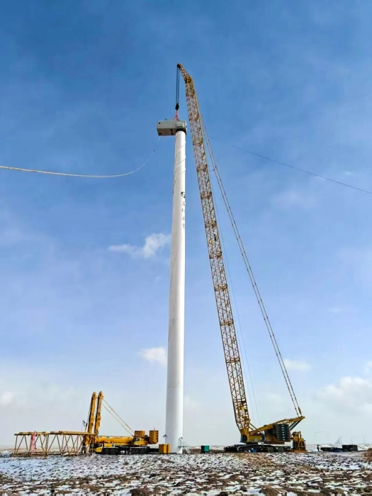 階段任務(wù)圓滿(mǎn)完成！XLC18000M一口氣拿下20臺(tái)風(fēng)機(jī)，為綠色地球加油~