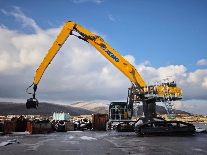 【工程特種兵】港口建設新寵兒！徐工XE850M抓料機上新！