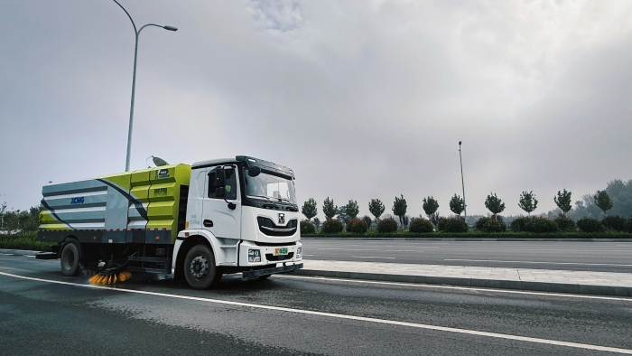 菏澤“迎賓大道”煥新進行時！來看徐工如何支招