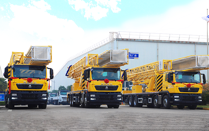 實用為王，破解路橋檢測難題！ 徐工橋梁檢測車批量啟程西部