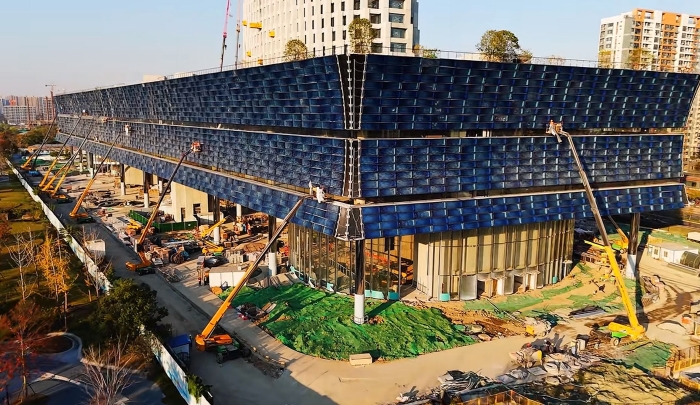 為千年運河“筑舟”！徐工成套化高空作業(yè)平臺助力運河博物館建設